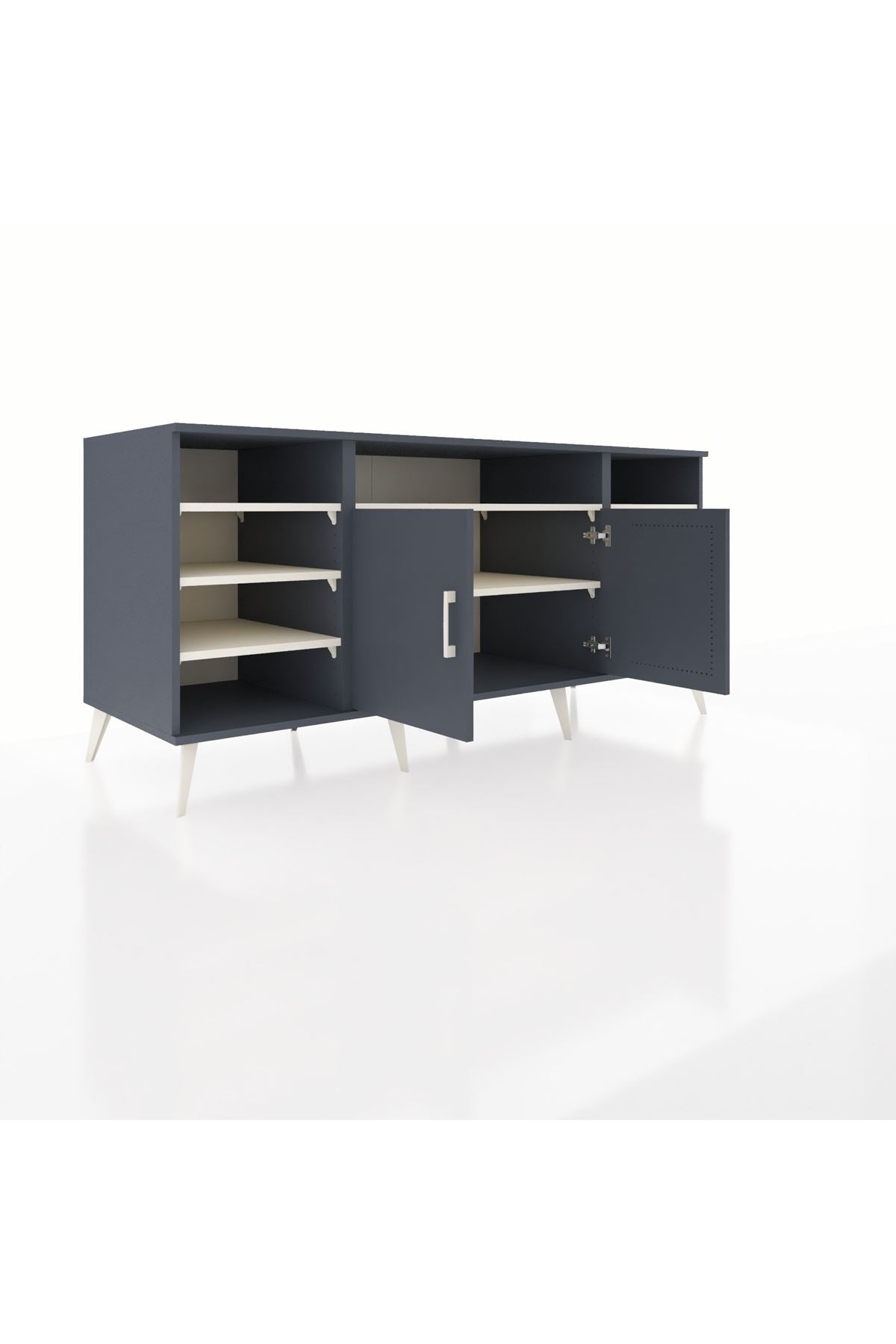 Kronos Konsol 8 Raflı 2 Kapaklı 176x59x83 - S610M042V16C