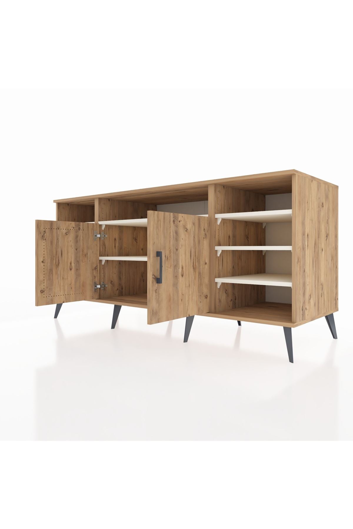 Kronos Konsol 8 Raflı 2 Kapaklı 176x59x83 - S610M042V19C