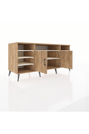 Kronos Konsol 8 Raflı 2 Kapaklı 176x59x83 - S610M042V19C