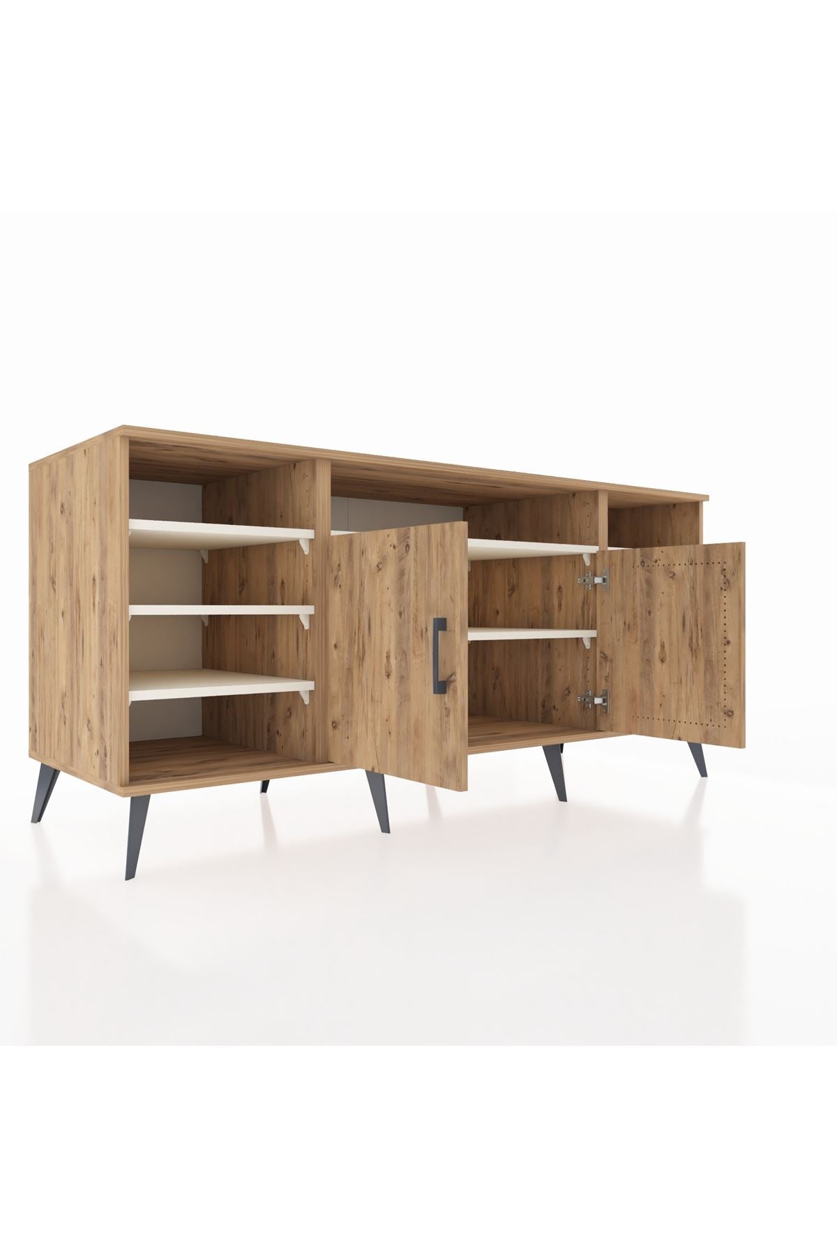 Kronos Konsol 8 Raflı 2 Kapaklı 176x59x83 - S610M042V19C