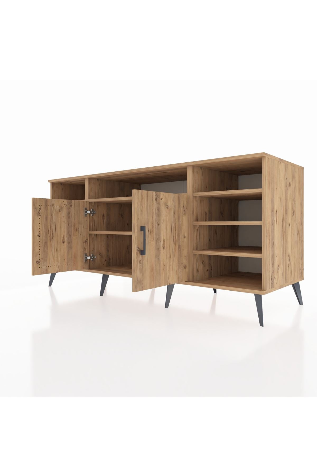 Kronos Konsol 8 Raflı 2 Kapaklı 176x59x83 - S610M042V21C