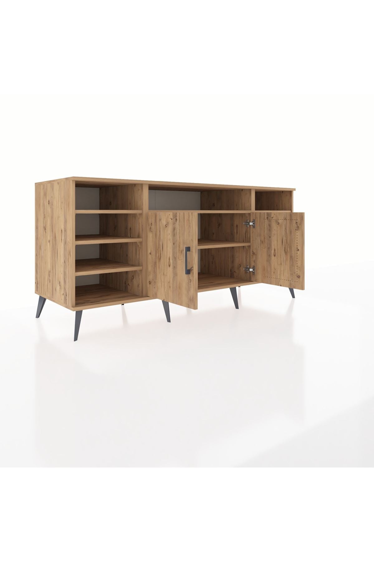 Kronos Konsol 8 Raflı 2 Kapaklı 176x59x83 - S610M042V21C