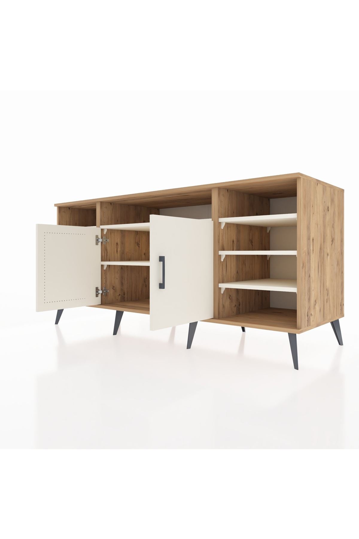 Kronos Konsol 8 Raflı 2 Kapaklı 176x59x83 - S610M042V22C