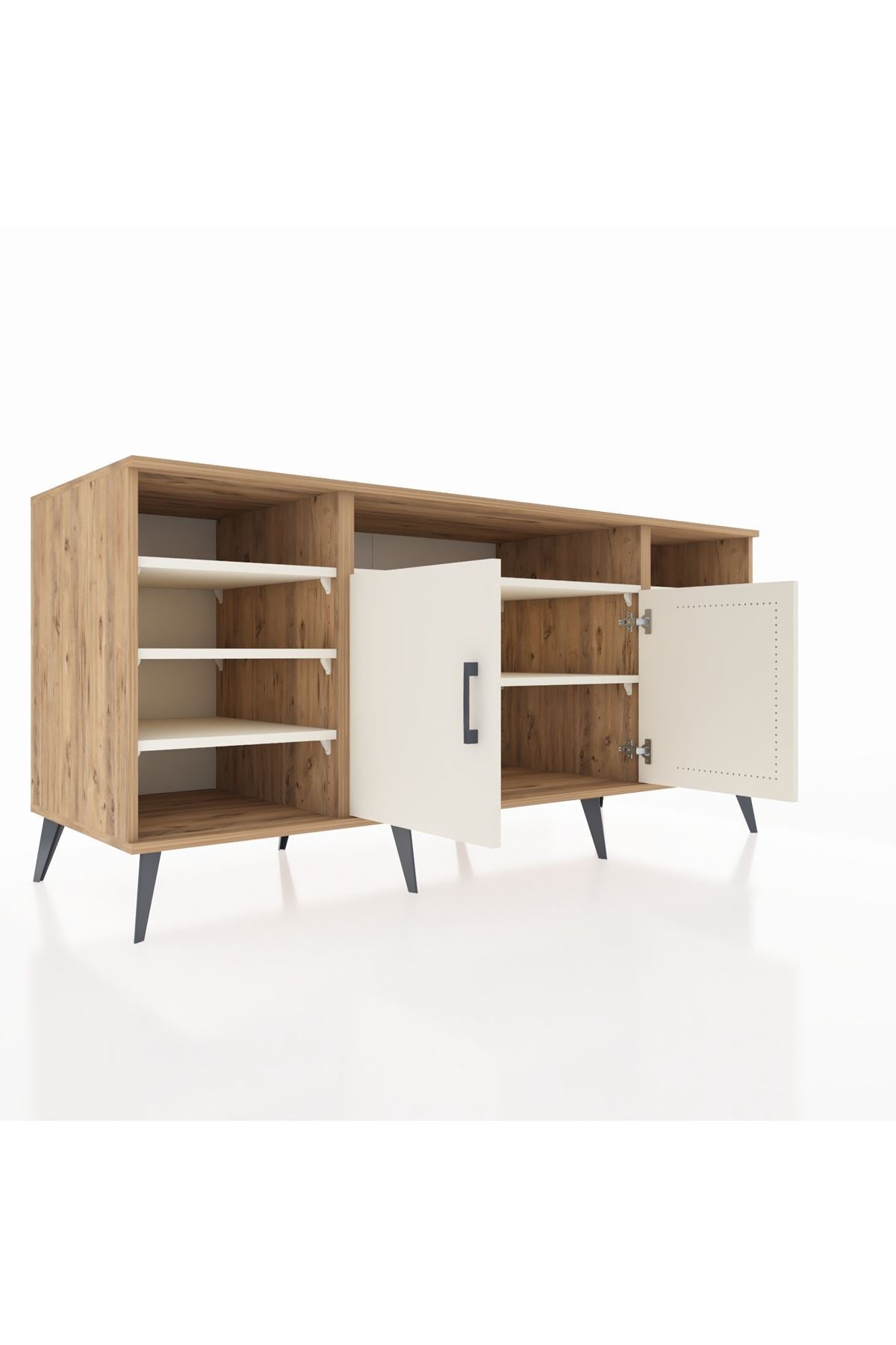 Kronos Konsol 8 Raflı 2 Kapaklı 176x59x83 - S610M042V22C