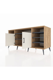 Kronos Konsol 8 Raflı 2 Kapaklı 176x59x83 - S610M042V23C