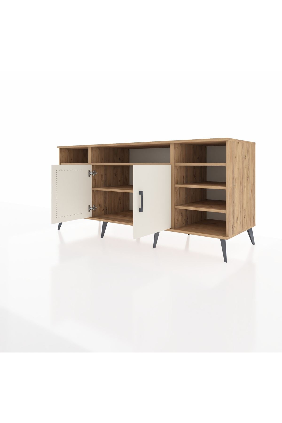 Kronos Konsol 8 Raflı 2 Kapaklı 176x59x83 - S610M042V24C