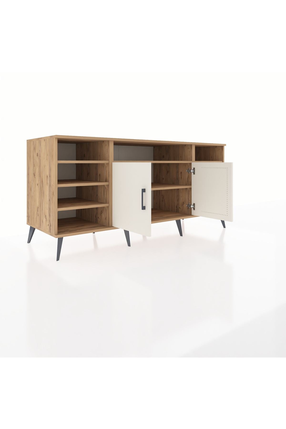 Kronos Konsol 8 Raflı 2 Kapaklı 176x59x83 - S610M042V24C