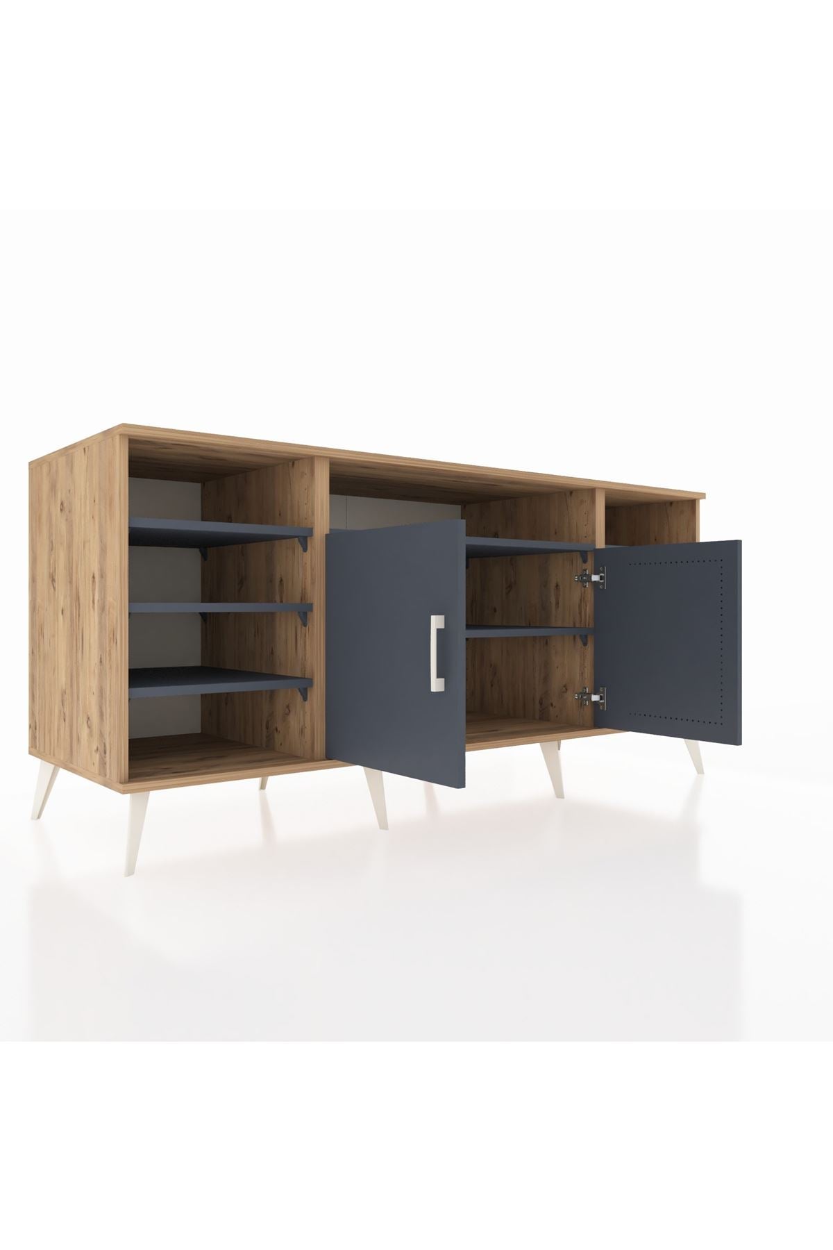 Kronos Konsol 8 Raflı 2 Kapaklı 176x59x83 - S610M042V26C