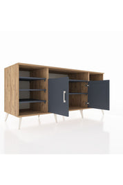Kronos Konsol 8 Raflı 2 Kapaklı 176x59x83 - S610M042V26C
