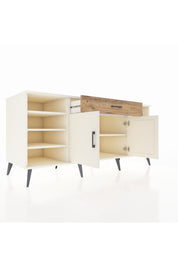Kronos Konsol 7 Raflı Tek Çekmeceli 2 Kapaklı 176x59x83 - S610M043V06C