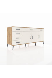 Kronos Konsol 2 Raflı 6 Çekmeceli 3 Kapaklı 176x59x83 - S610M032V22C