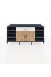 Kronos Konsol 7 Raflı Tek Çekmeceli 2 Kapaklı 176x59x83 - S610M043V10C