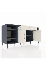 Kronos Konsol 7 Raflı Tek Çekmeceli 2 Kapaklı 176x59x83 - S610M043V13C