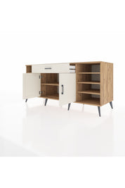 Kronos Konsol 7 Raflı Tek Çekmeceli 2 Kapaklı 176x59x83 - S610M043V22C