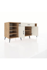 Kronos Konsol 7 Raflı Tek Çekmeceli 2 Kapaklı 176x59x83 - S610M043V22C