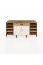 Kronos Konsol 7 Raflı Tek Çekmeceli 2 Kapaklı 176x59x83 - S610M043V24C