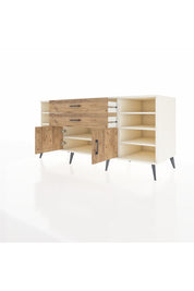 Kronos Konsol 7 Raflı 2 Çekmeceli 2 Kapaklı 176x59x83 - S610M044V03C