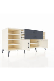 Kronos Konsol 7 Raflı 2 Çekmeceli 2 Kapaklı 176x59x83 - S610M044V05C