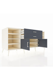 Kronos Konsol 7 Raflı 2 Çekmeceli 2 Kapaklı 176x59x83 - S610M044V08C