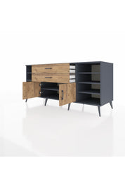 Kronos Konsol 7 Raflı 2 Çekmeceli 2 Kapaklı 176x59x83 - S610M044V12C