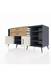 Kronos Konsol 7 Raflı 2 Çekmeceli 2 Kapaklı 176x59x83 - S610M044V15C