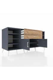 Kronos Konsol 7 Raflı 2 Çekmeceli 2 Kapaklı 176x59x83 - S610M044V18C