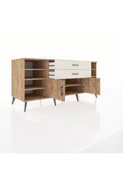 Kronos Konsol 7 Raflı 2 Çekmeceli 2 Kapaklı 176x59x83 - S610M044V19C