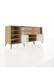 Kronos Konsol 7 Raflı 2 Çekmeceli 2 Kapaklı 176x59x83 - S610M044V24C