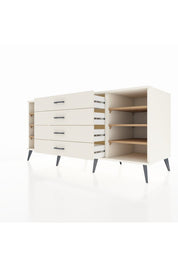 Kronos Konsol 6 Raflı 4 Çekmeceli 176x59x83 - S610M045V01C