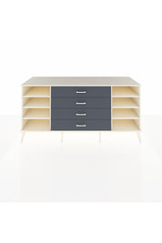 Kronos Konsol 6 Raflı 4 Çekmeceli 176x59x83 - S610M045V05C