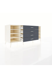 Kronos Konsol 6 Raflı 4 Çekmeceli 176x59x83 - S610M045V05C