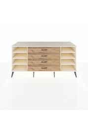 Kronos Konsol 6 Raflı 4 Çekmeceli 176x59x83 - S610M045V06C