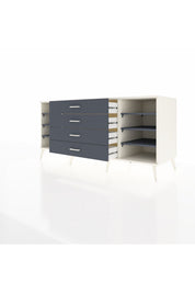 Kronos Konsol 6 Raflı 4 Çekmeceli 176x59x83 - S610M045V08C