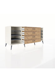 Kronos Konsol 6 Raflı 4 Çekmeceli 176x59x83 - S610M045V09C