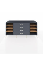 Kronos Konsol 6 Raflı 4 Çekmeceli 176x59x83 - S610M045V11C