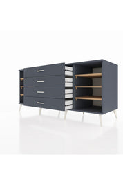 Kronos Konsol 6 Raflı 4 Çekmeceli 176x59x83 - S610M045V11C