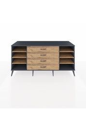 Kronos Konsol 6 Raflı 4 Çekmeceli 176x59x83 - S610M045V12C