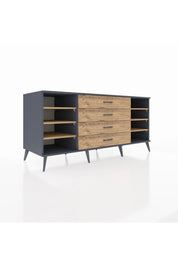 Kronos Konsol 6 Raflı 4 Çekmeceli 176x59x83 - S610M045V12C