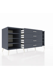 Kronos Konsol 6 Raflı 4 Çekmeceli 176x59x83 - S610M045V17C