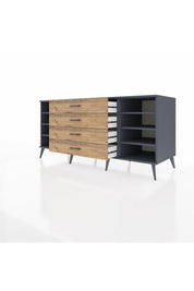 Kronos Konsol 6 Raflı 4 Çekmeceli 176x59x83 - S610M045V18C