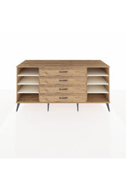 Kronos Konsol 6 Raflı 4 Çekmeceli 176x59x83 - S610M045V24C