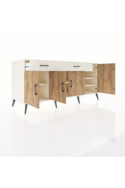 Kronos Konsol 5 Raflı 2 Çekmeceli 4 Kapaklı 176x59x83 - S610M046V01C
