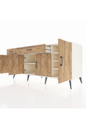 Kronos Konsol 5 Raflı 2 Çekmeceli 4 Kapaklı 176x59x83 - S610M046V03C
