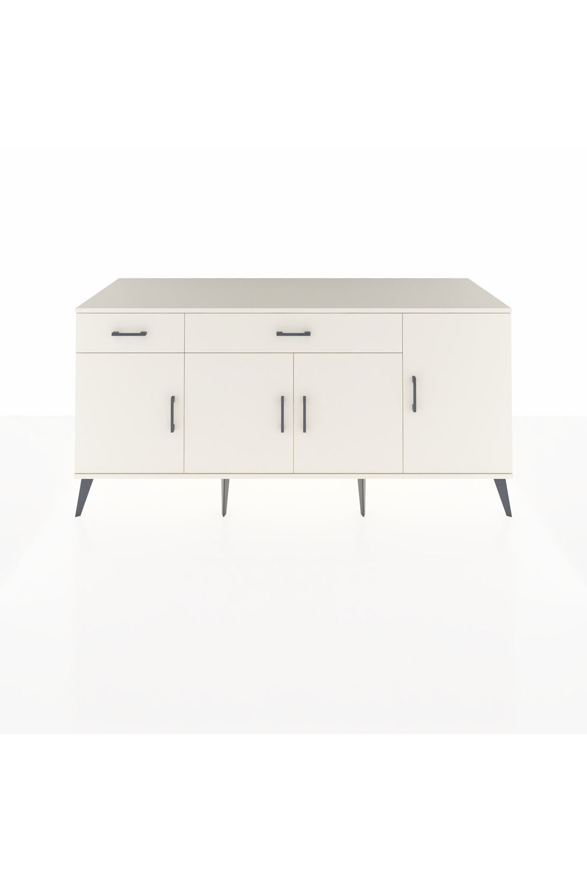 Kronos Konsol 5 Raflı 2 Çekmeceli 4 Kapaklı 176x59x83 - S610M046V04C