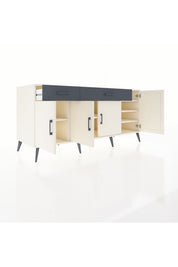Kronos Konsol 5 Raflı 2 Çekmeceli 4 Kapaklı 176x59x83 - S610M046V05C