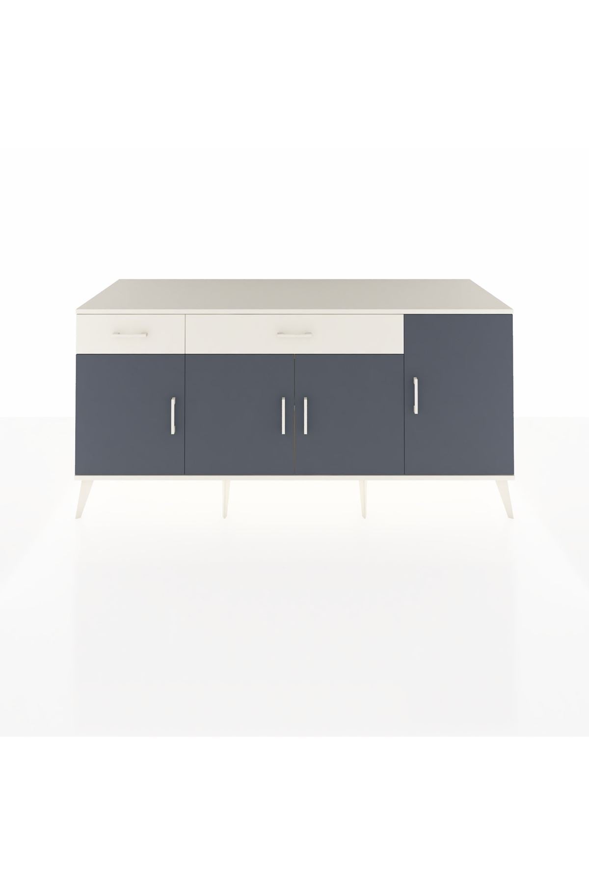 Kronos Konsol 5 Raflı 2 Çekmeceli 4 Kapaklı 176x59x83 - S610M046V07C