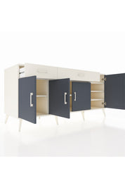 Kronos Konsol 5 Raflı 2 Çekmeceli 4 Kapaklı 176x59x83 - S610M046V07C