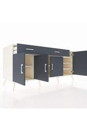 Kronos Konsol 5 Raflı 2 Çekmeceli 4 Kapaklı 176x59x83 - S610M046V08C