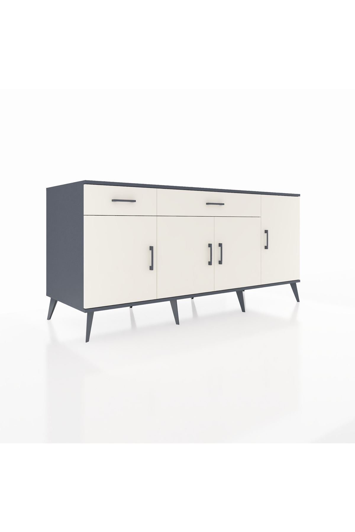 Kronos Konsol 5 Raflı 2 Çekmeceli 4 Kapaklı 176x59x83 - S610M046V13C