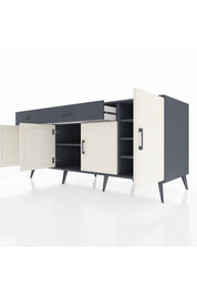 Kronos Konsol 5 Raflı 2 Çekmeceli 4 Kapaklı 176x59x83 - S610M046V14C
